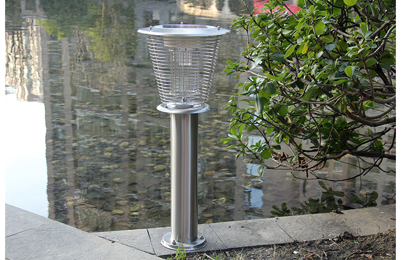 mz05太陽能滅蚊燈實拍 mz05LED戶外太陽能滅蚊燈實拍