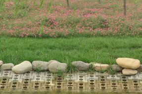 連鎖結(jié)構(gòu)的水泥護(hù)坡磚施工要點